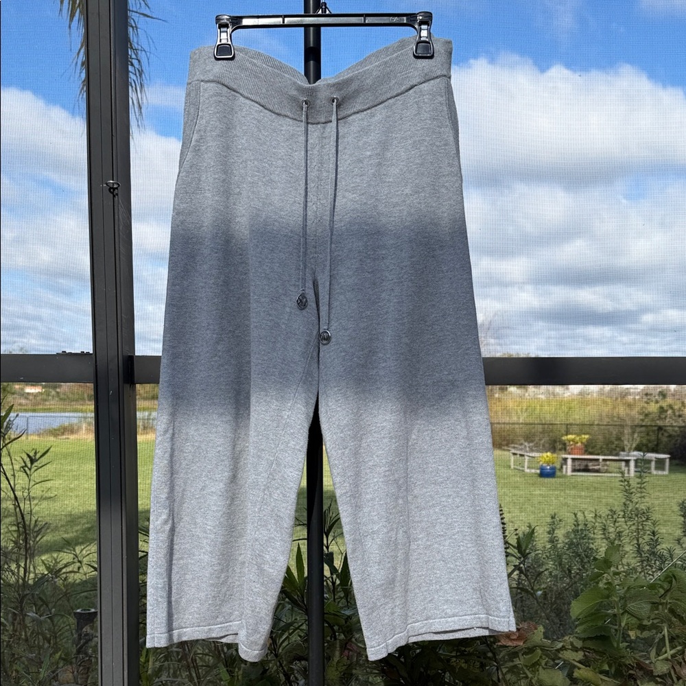 Michael Kors Gray Wide Leg capris Crop lounge Pants